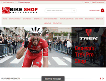 Tablet Screenshot of bikeshopswitzerland.com